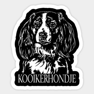 Funny Proud Kooikerhondje dog portrait Sticker